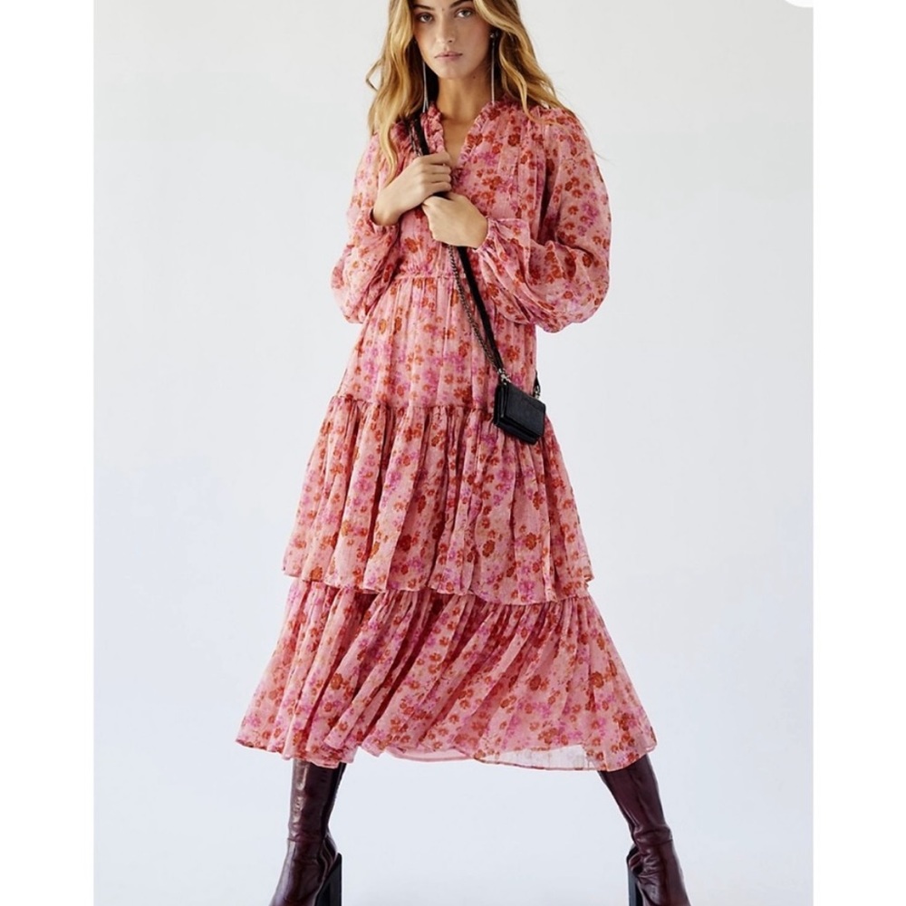 New Pink garden Timo dress